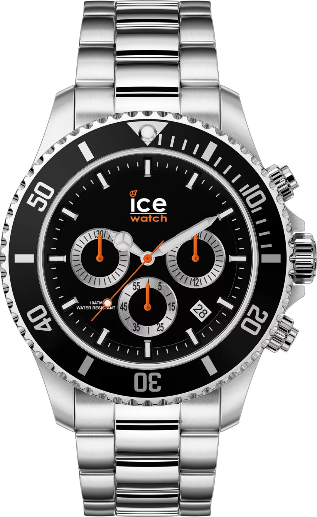 Ice Watch ICE steel - Black silver - Chrono - L 017670 Herrenchronograph günstig online kaufen
