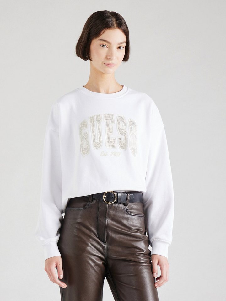 Guess Sweatshirt (1-tlg) Ziersteine günstig online kaufen