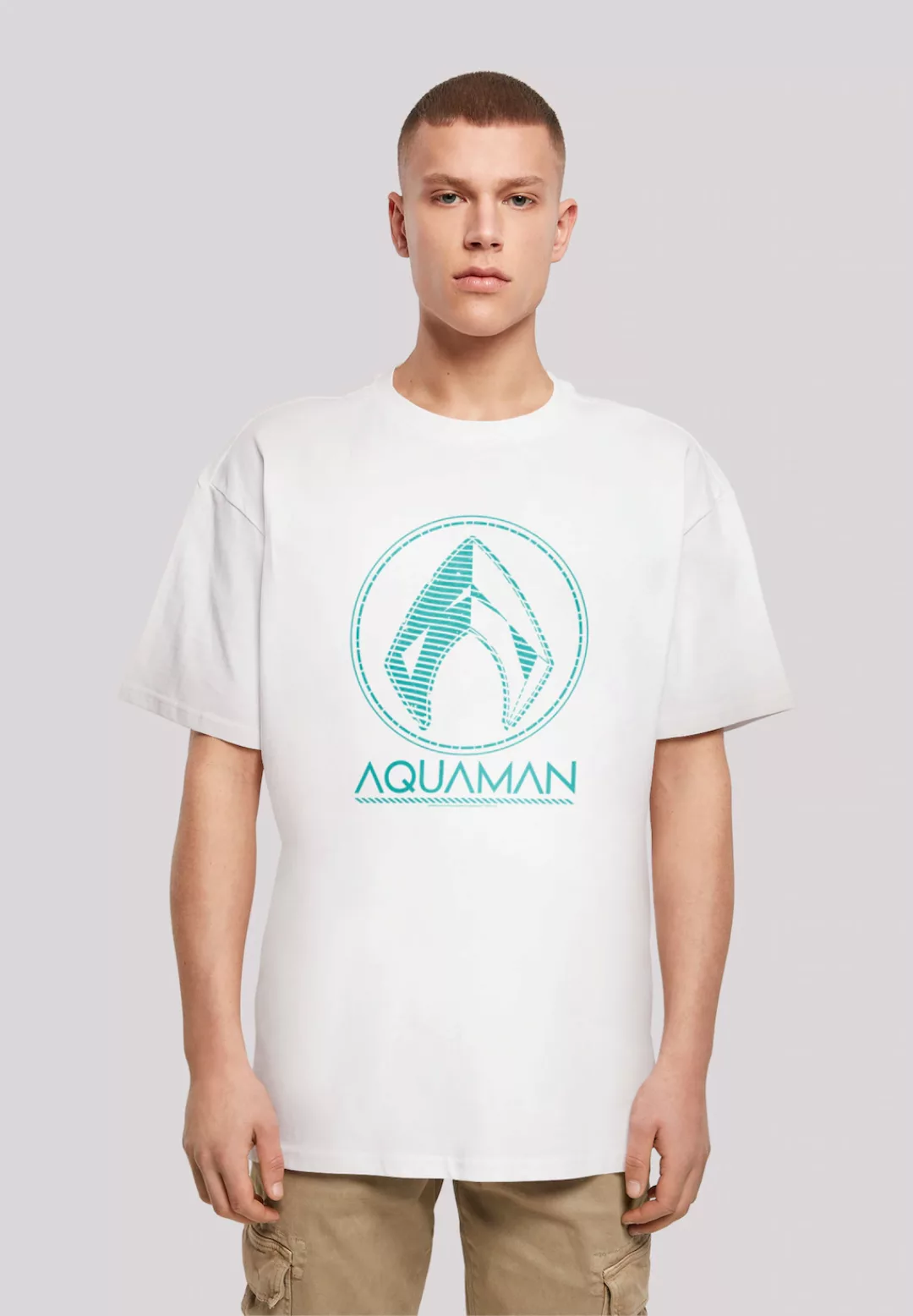 F4NT4STIC T-Shirt "DC Comics Aquaman Aqua Logo", Print günstig online kaufen