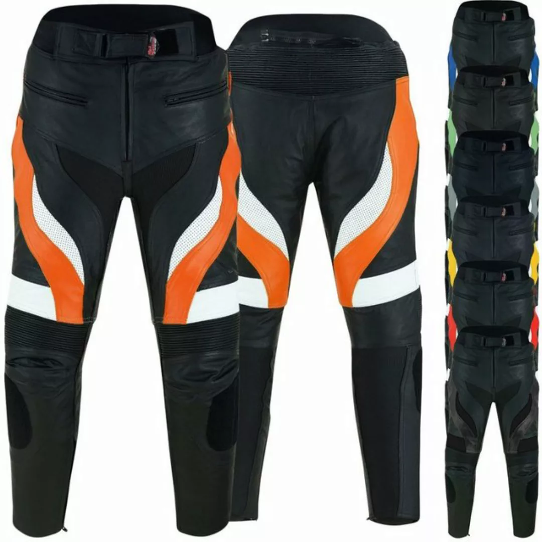 German Wear Motorradhose GW409T Motorradhose Biker Lederhose günstig online kaufen