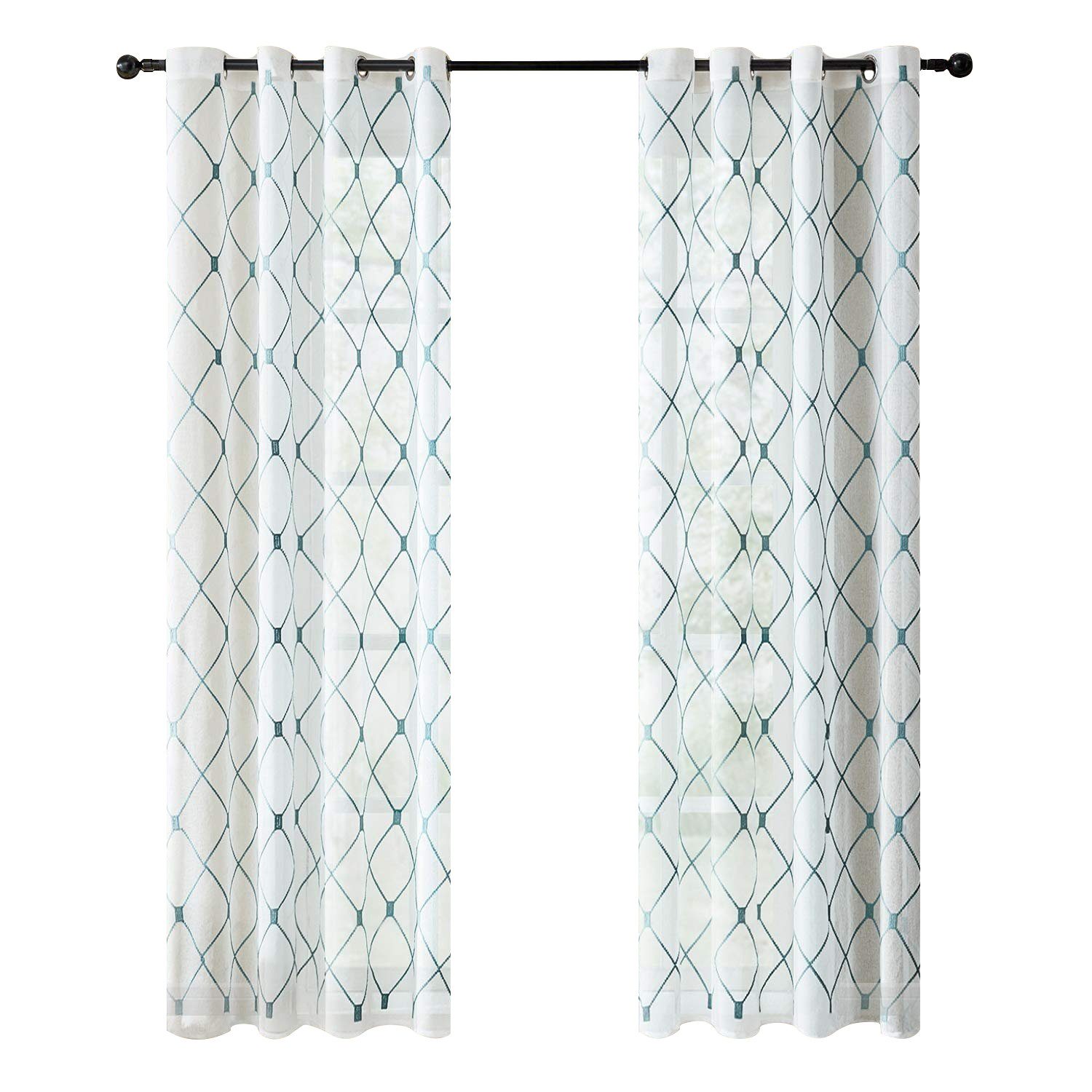 BYSURE Gardine, Ösen (2 St), transparent, günstig online kaufen