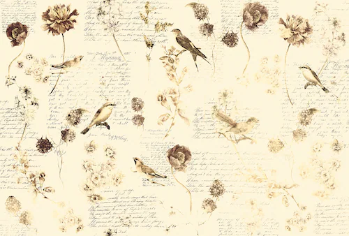 Architects Paper Fototapete »Atelier 47 Bird Poetry 1«, floral, Vlies, Wand günstig online kaufen