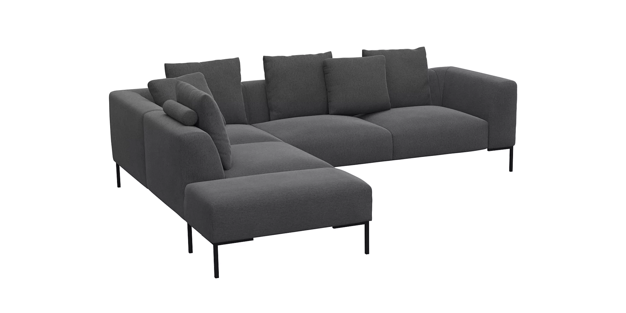 FLEXLUX Ecksofa "Sava Designsofa, bequem und komfortabel, L-Form", Taschenf günstig online kaufen