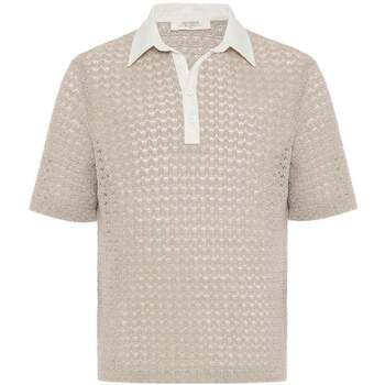 Antioch  T-Shirts & Poloshirts Maximino Open Textured Polo Collar T-Shirt günstig online kaufen