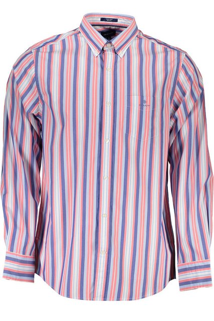 Gant Langarmhemd Rosa Herren Langarmshirt: Bio-Baumwolle, Button-Down-Krage günstig online kaufen