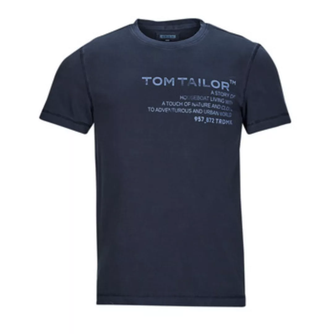 TOM TAILOR T-Shirt T-Shirt Tom Tailor Kurzarmshirt mit Logoprint (1-tlg) günstig online kaufen