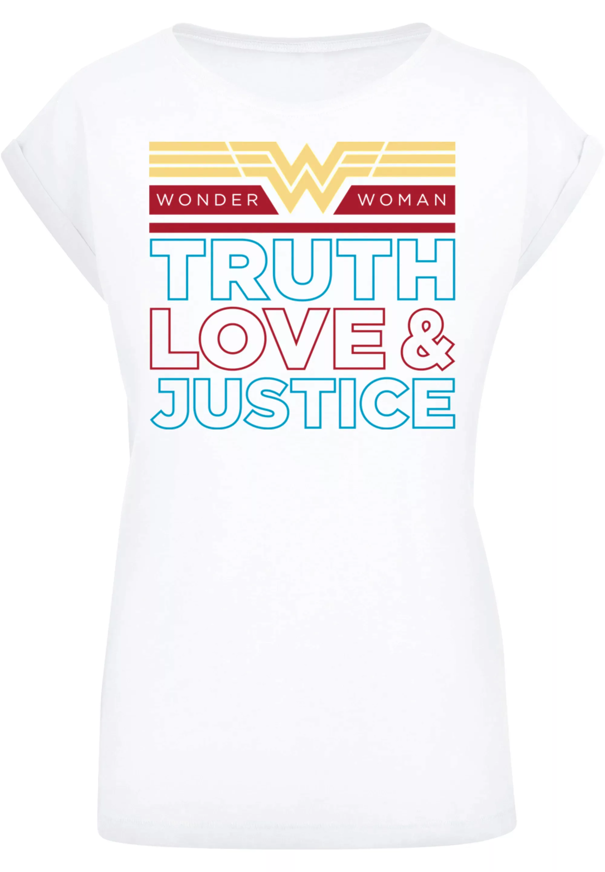 F4NT4STIC T-Shirt "DC Comics Wonder Woman 84 Truth Love And Justice", Print günstig online kaufen