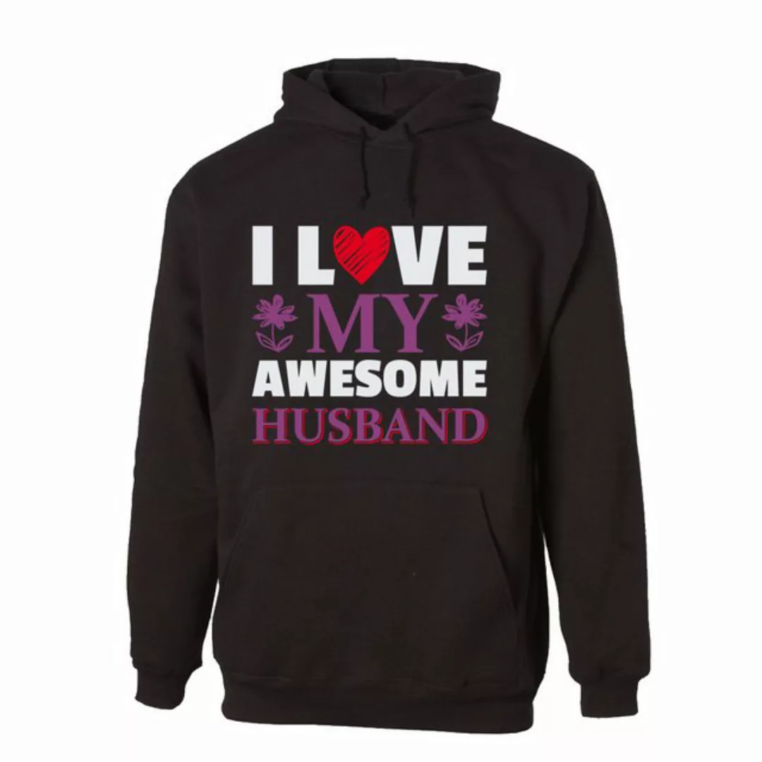 G-graphics Hoodie I love my awesome husband Unisex mit trendigem Frontprint günstig online kaufen