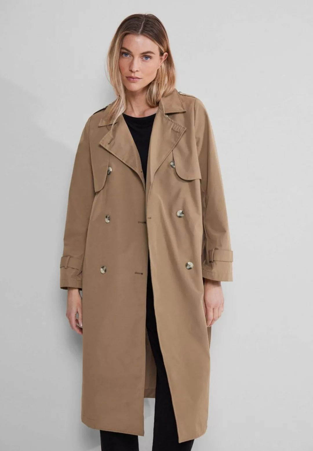 STREET ONE Trenchcoat mit Reverskragen günstig online kaufen