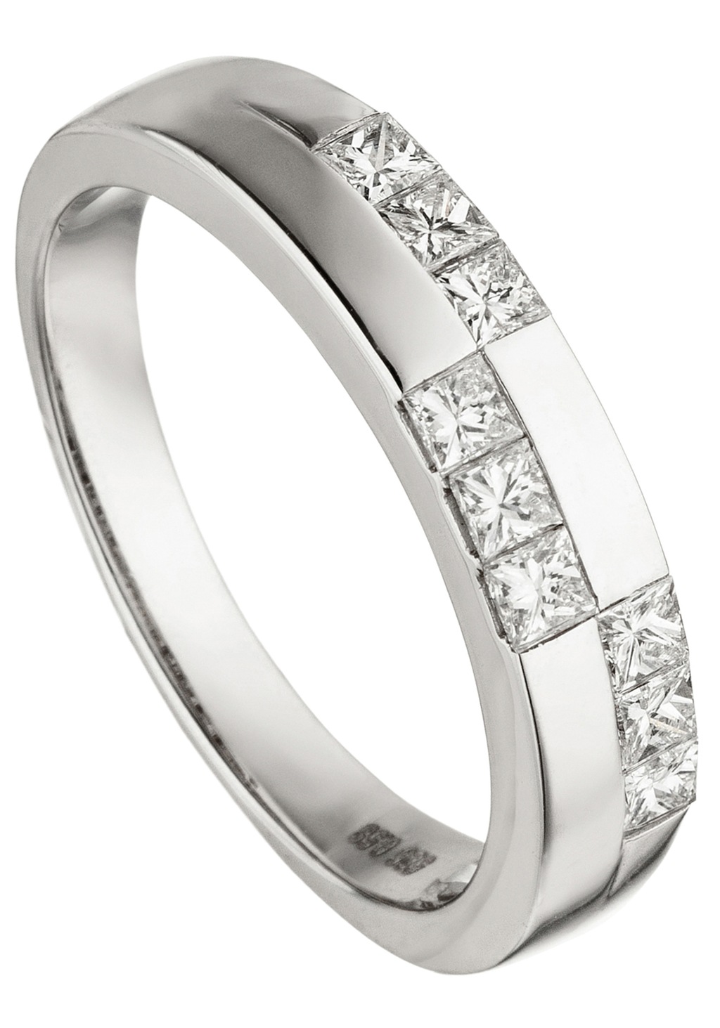 JOBO Fingerring "Ring mit 9 Diamanten", 585 Weißgold günstig online kaufen