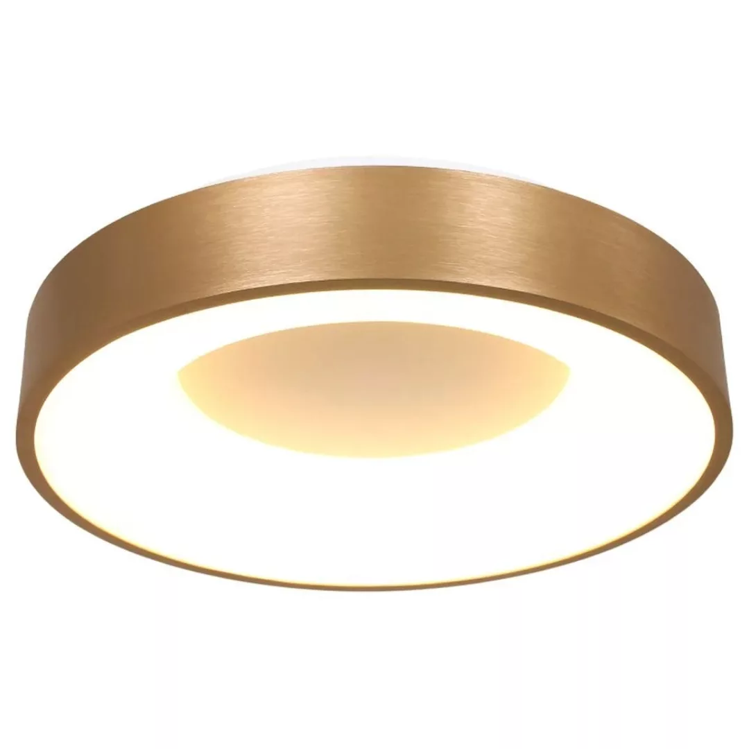 LED Deckenleuchte Ringlede in Gold und Weiß 30W 2800lm günstig online kaufen
