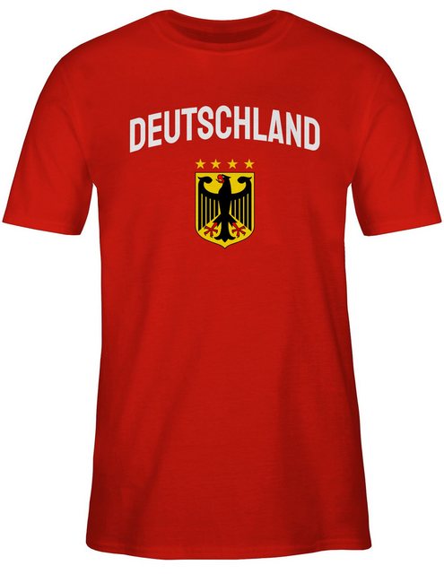 Shirtracer T-Shirt Deutschland Wappen mit Bundesadler, Germany, Deutschland günstig online kaufen