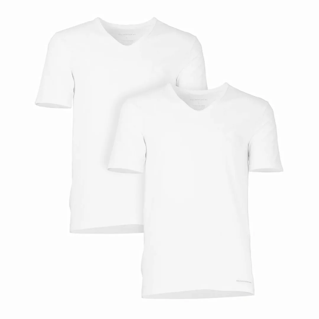 BALDESSARINI Herren Unterhemd 2er Pack - T-Shirt, V-Neck, Halbarm, Stretch günstig online kaufen