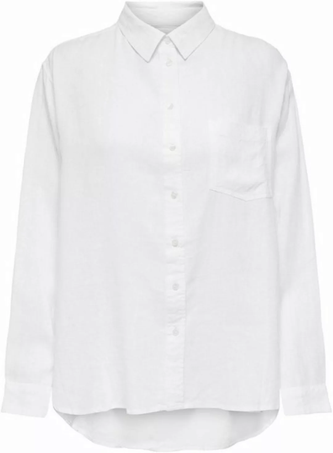 ONLY Longbluse ONLTOKYO L/S LINEN BLEND SHIRT mit Leinen günstig online kaufen