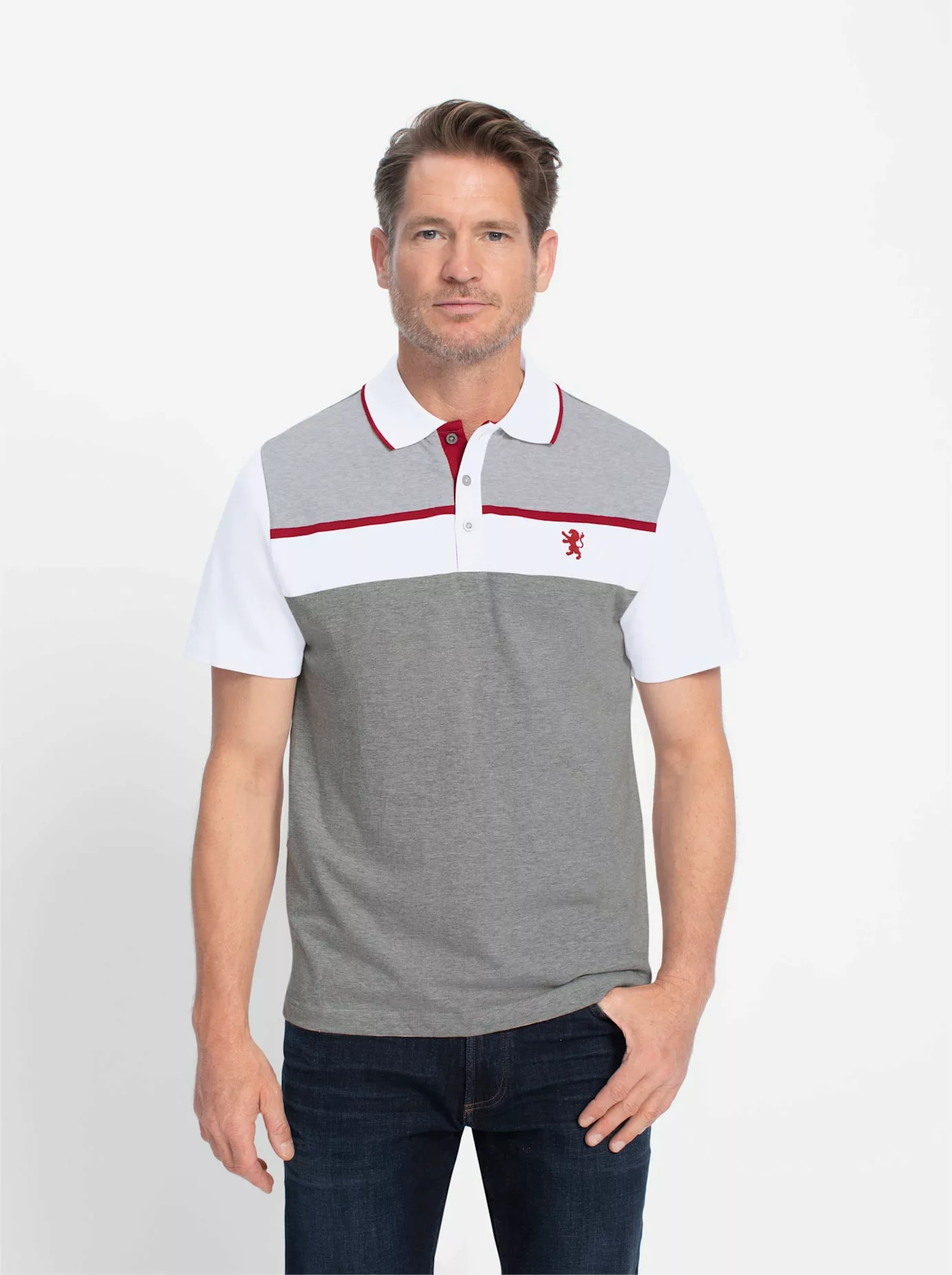 Marco Donati Kurzarmshirt "Kurzarm-Poloshirt" günstig online kaufen