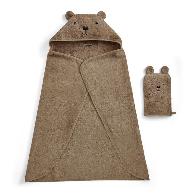 Christy Handtuch Set »Christy Baby Bär«, Set, 2 tlg., Walkfrottier, 1 Kapuz günstig online kaufen