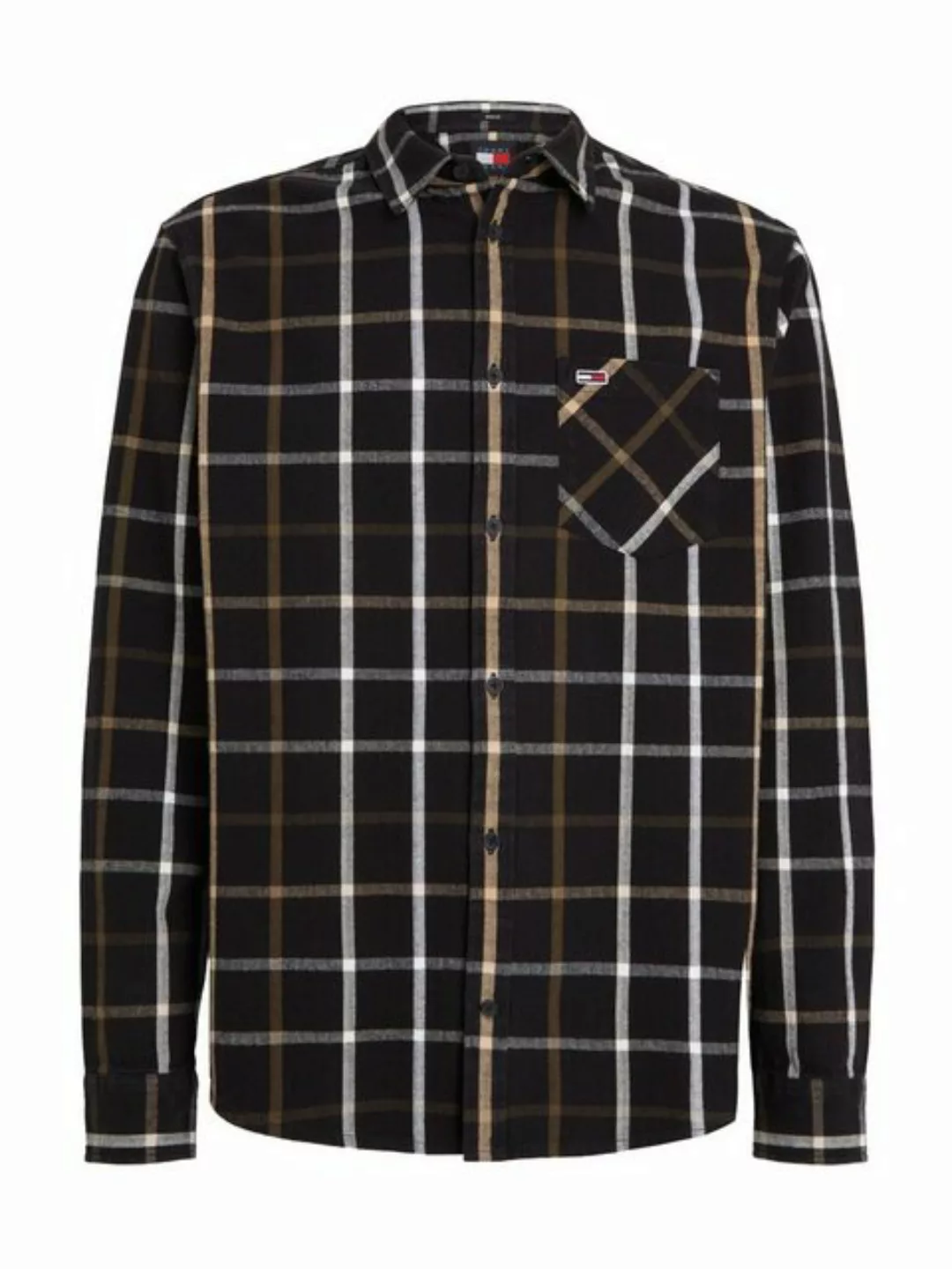 Tommy Jeans Flanellhemd TJM REG CHECK FLANNEL SHIRT mit Brusttasche günstig online kaufen