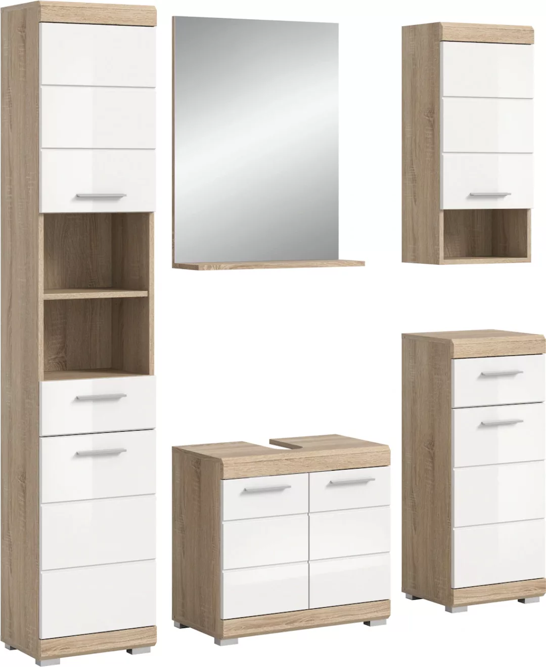 INOSIGN Badmöbel-Set "Siena, 5 teilig, bestehend aus:", (Set, 5 St.), Hochs günstig online kaufen