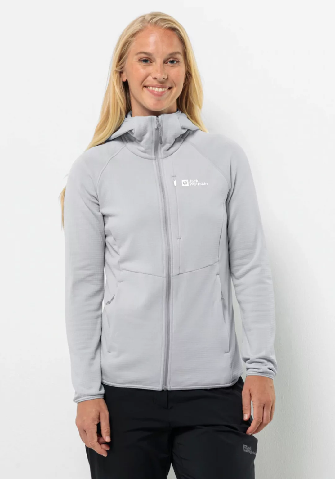 Jack Wolfskin Fleecejacke "KOLBENBERG HOODED FZ W", mit Kapuze günstig online kaufen