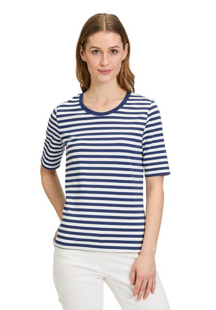 Betty Barclay Kurzarmshirt Betty Barclay Basic Shirt mit Streifen (1-tlg) M günstig online kaufen