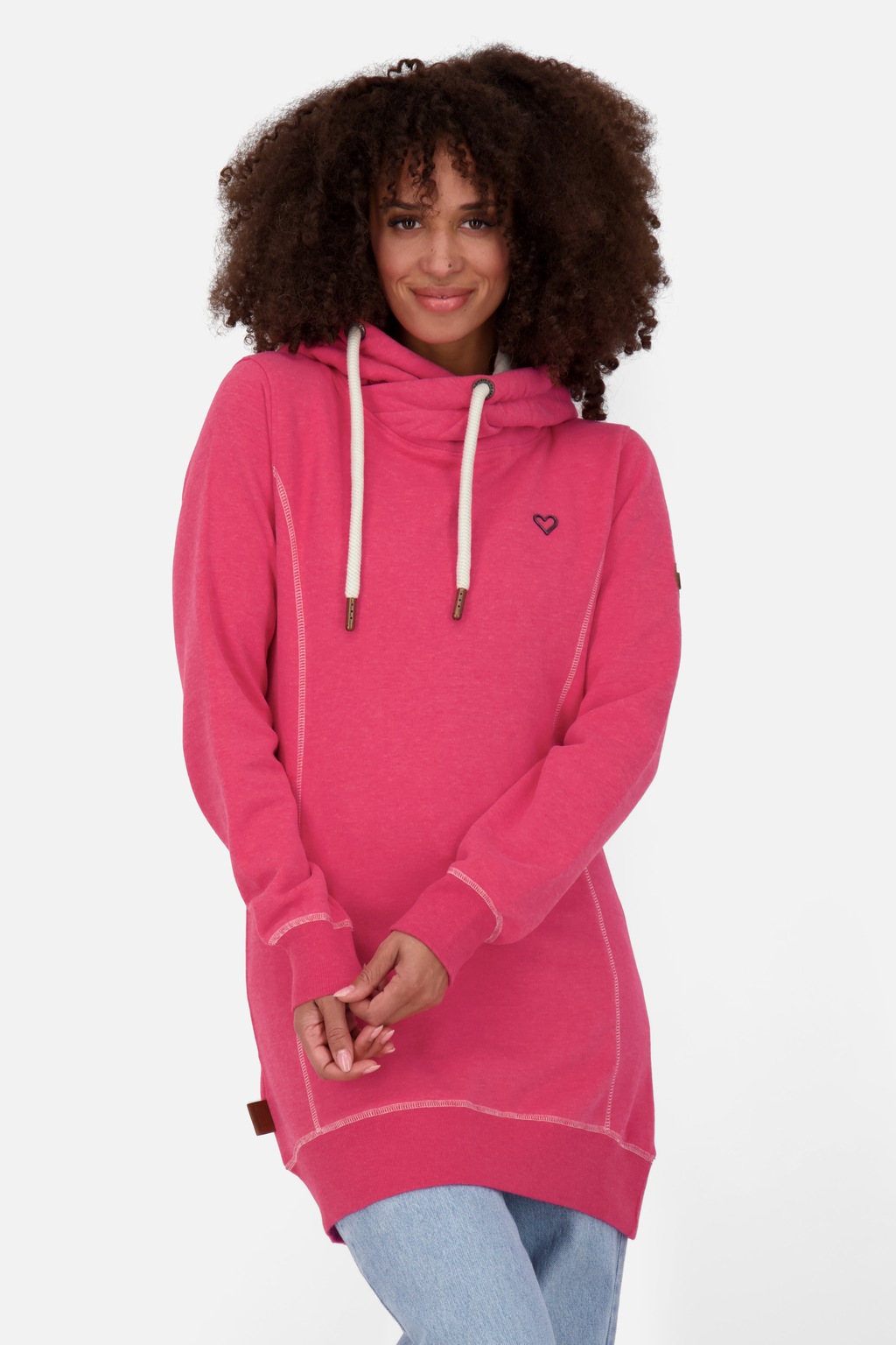 Alife & Kickin Sweatshirt "Damen HOODED LONGSWEAT" günstig online kaufen