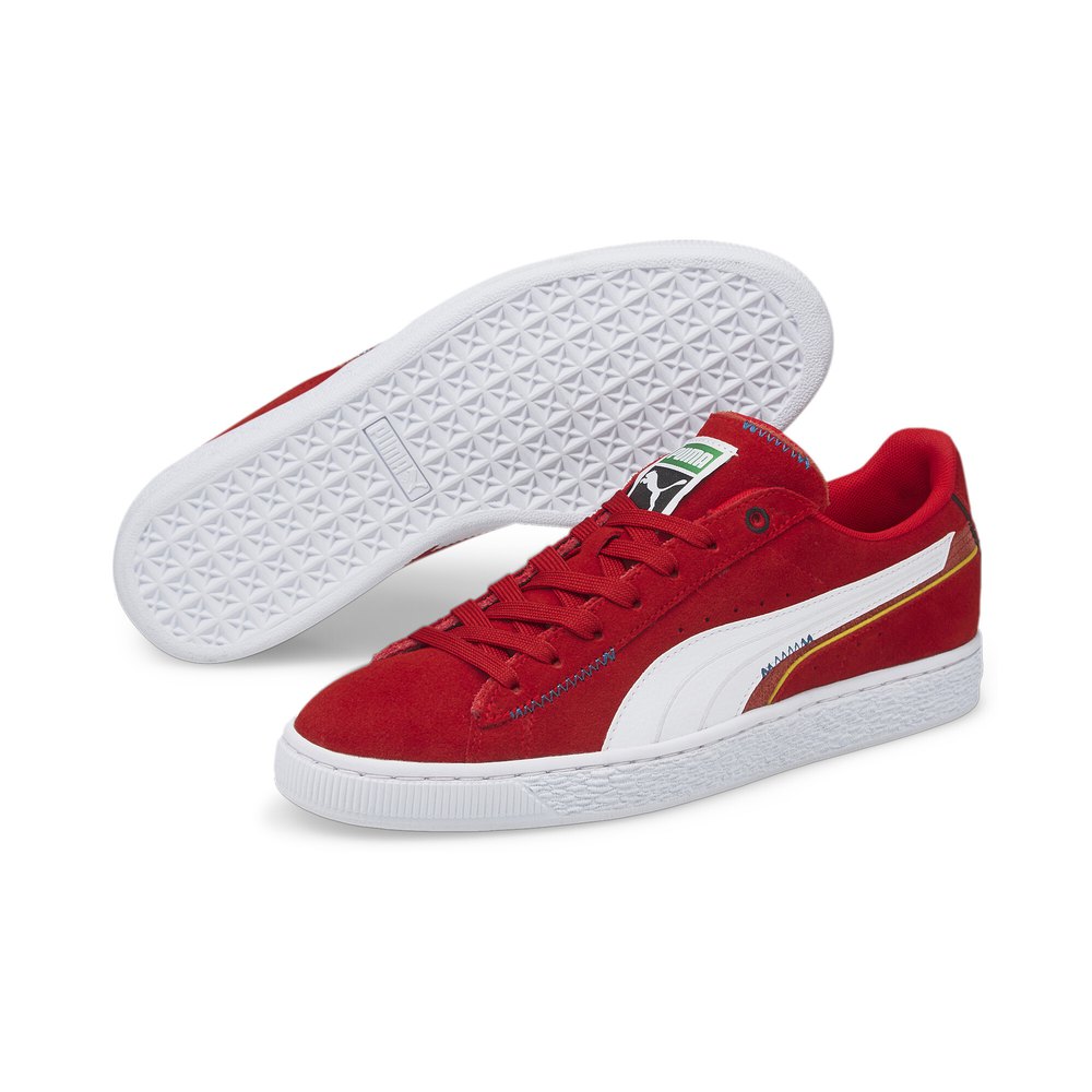 Puma Turnschuhe Puma Suede Displaced EU 45 rouge vif/blanc günstig online kaufen