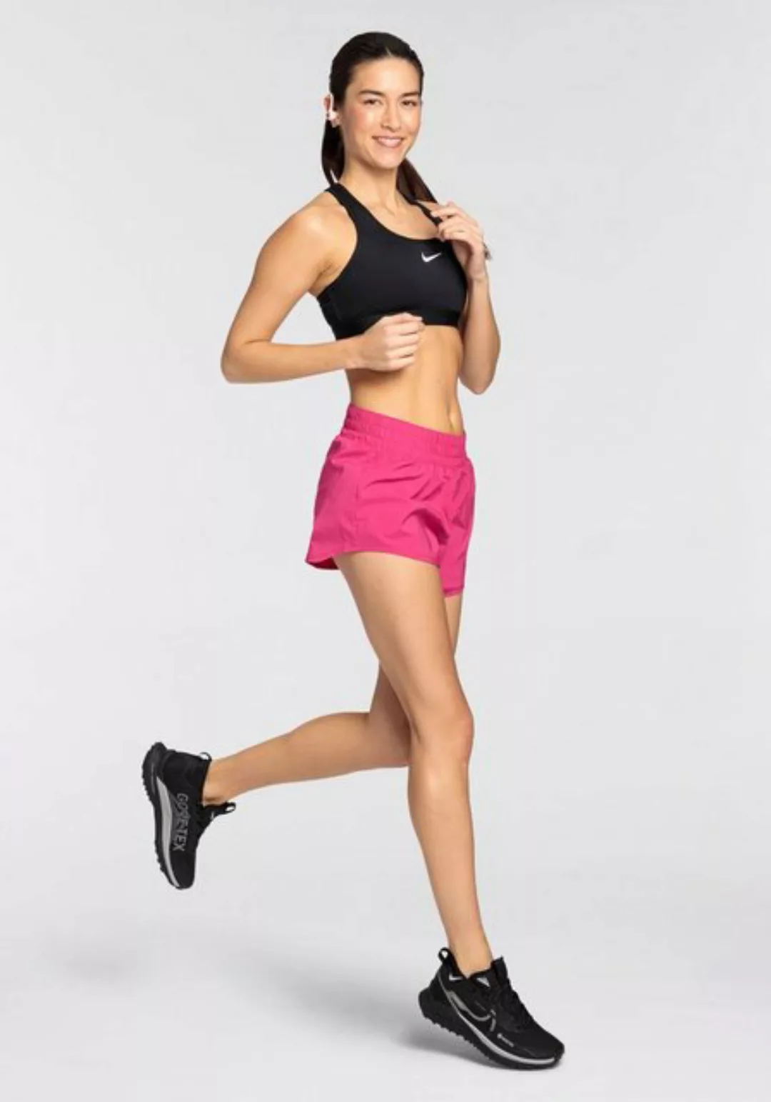Nike Laufshorts DRI-FIT ONE SWOOSH WOMEN'S MID-RISE RUNNING SHORTS günstig online kaufen