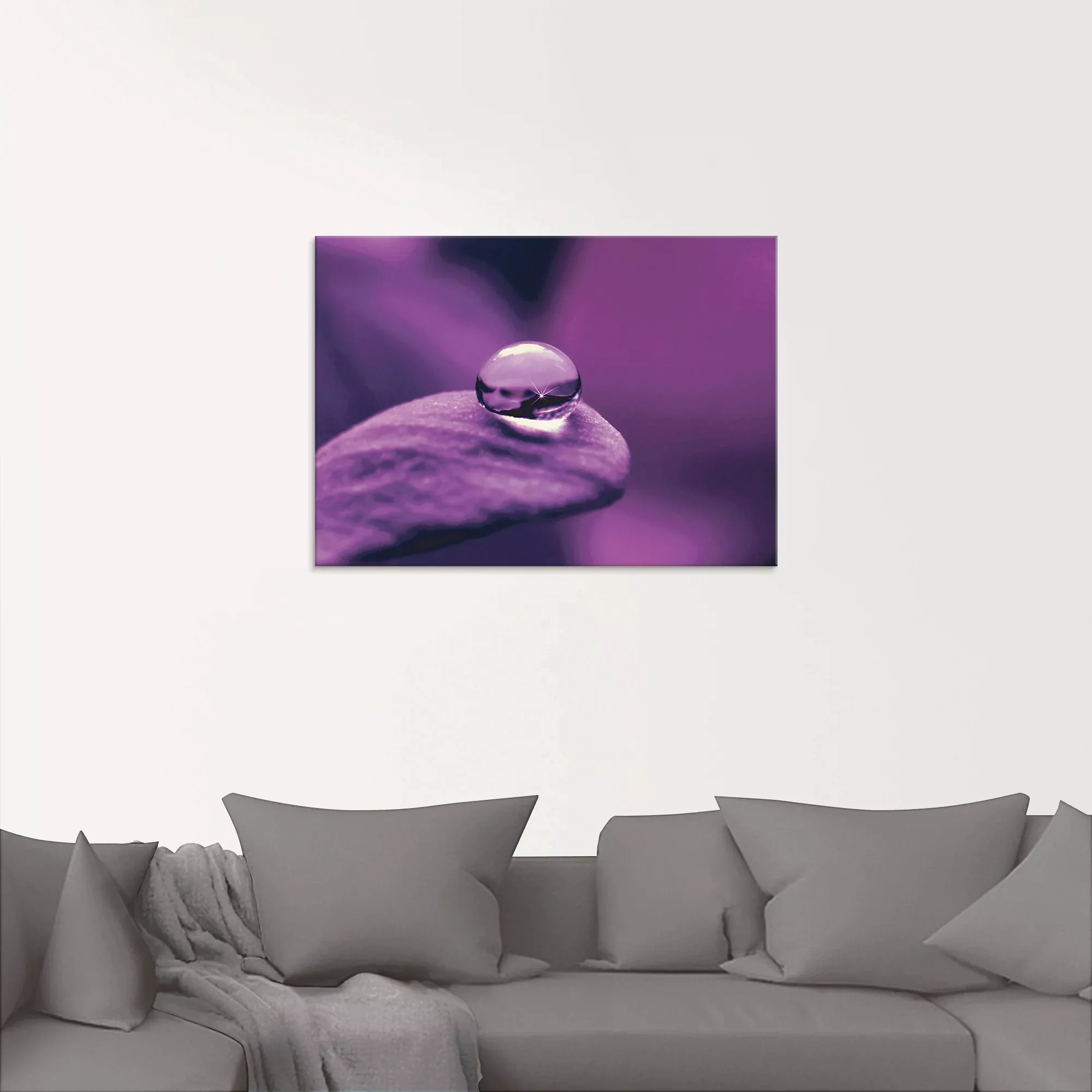 Artland Glasbild »Amethyst«, Blumen, (1 St.), in verschiedenen Größen günstig online kaufen