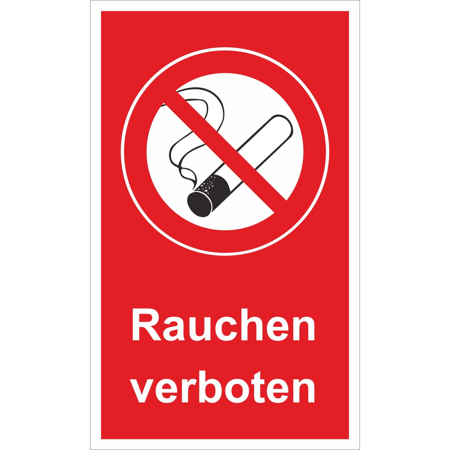 Warn- und Hinweissschild Rauchen verboten 25 cm x 15 cm PST günstig online kaufen