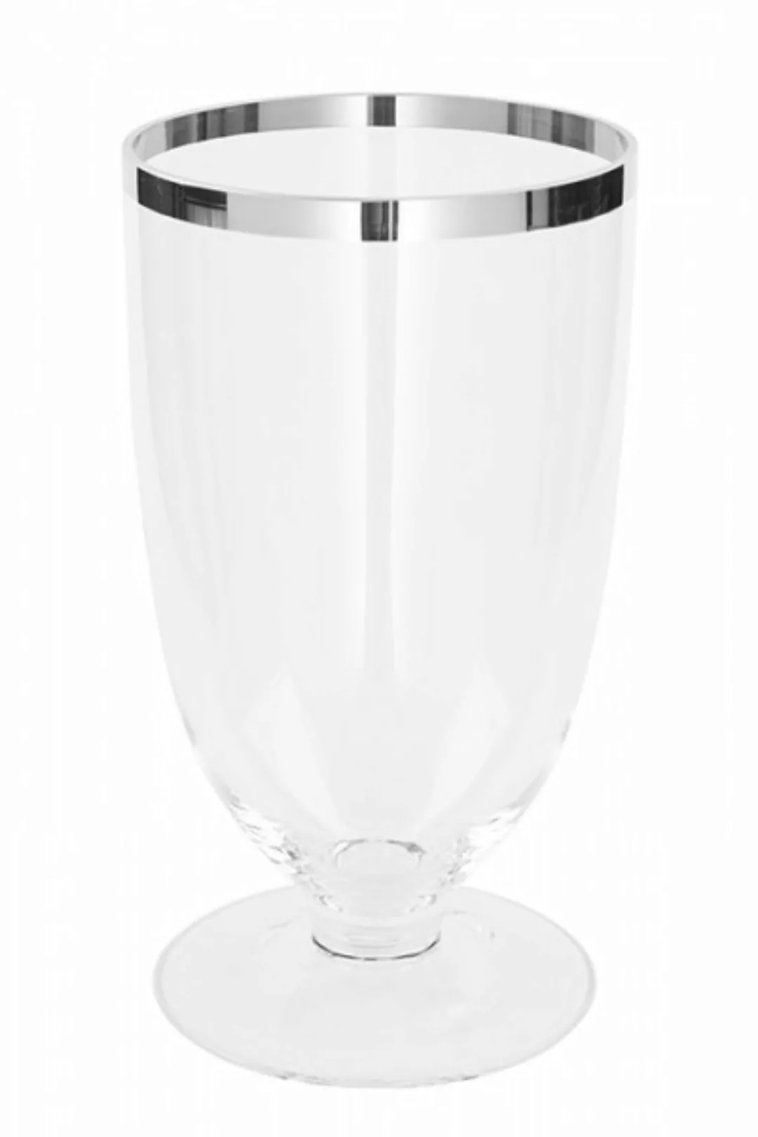 ELITE Windlicht & Vase mit Platinumrand Höhe 40 cm, Durchmesser 22 cm günstig online kaufen