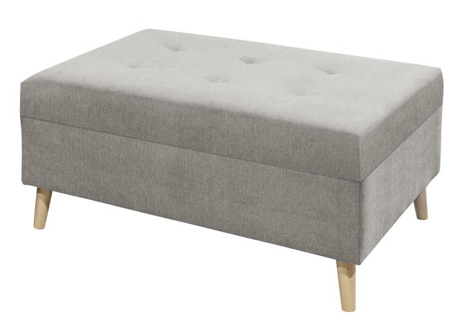 Hocker CALANDA von BlackRedWhite Taupe günstig online kaufen