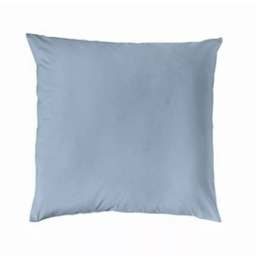 Luxus-Satin-Kissen rauchblau 40x80cm günstig online kaufen