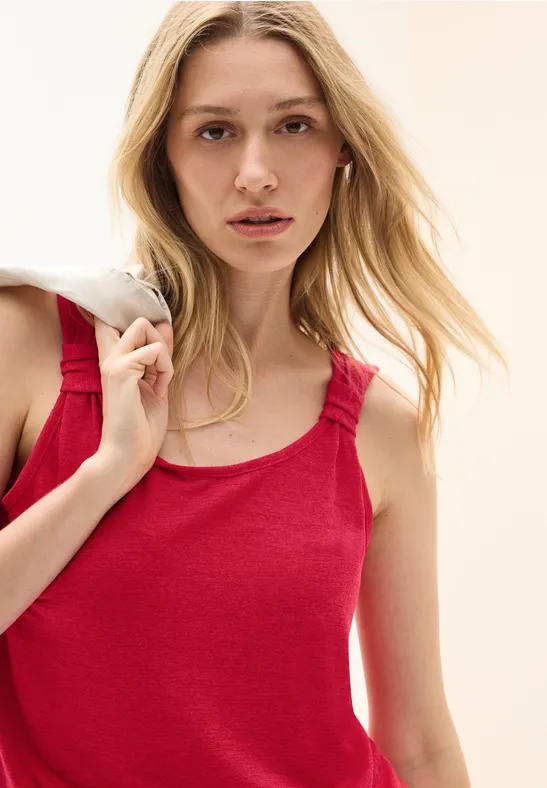 CECIL Shirttop – Trägertop mit Knotendetail günstig online kaufen