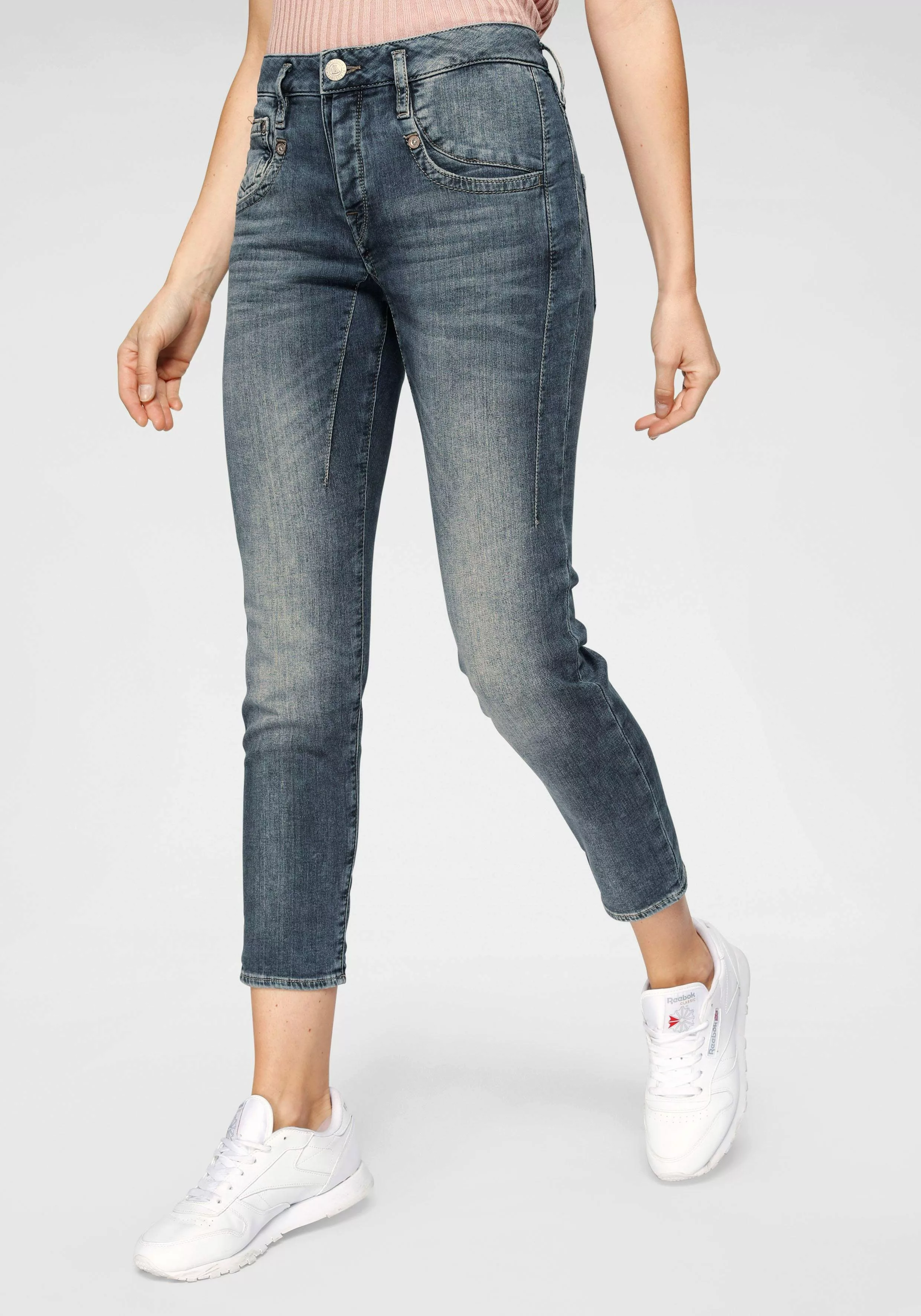 Herrlicher Boyfriend-Jeans "SHYRA CROPPED", High Waist Powerstretch günstig online kaufen