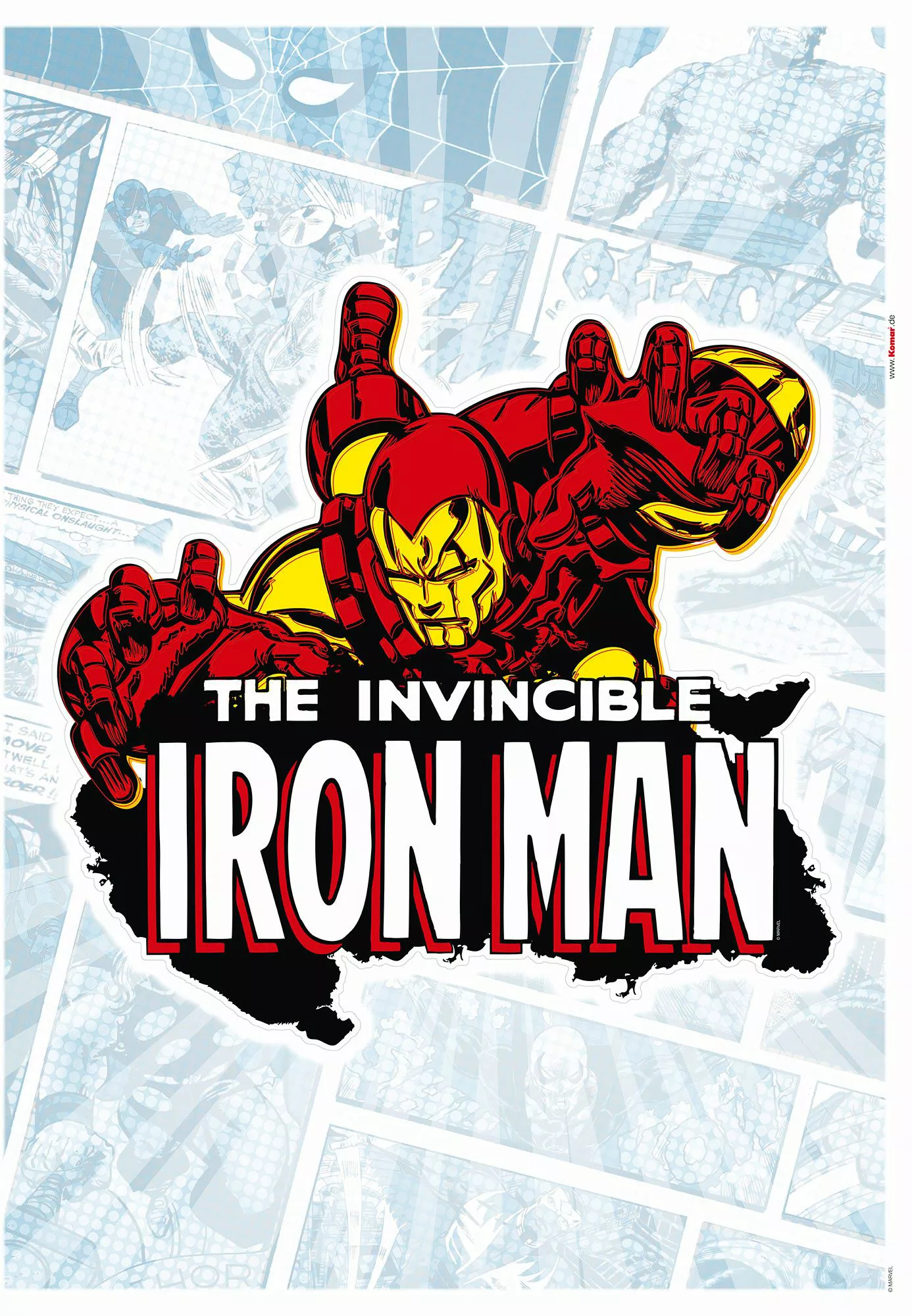 Komar Wandtattoo Iron Man Comic Classic  Iron Man Comic Classic B/L: ca. 50 günstig online kaufen