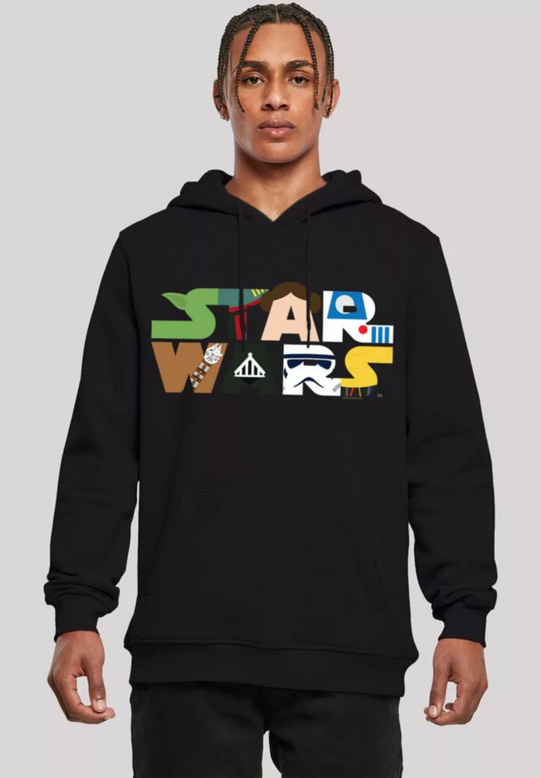 F4NT4STIC Kapuzenpullover Star Wars Character Logo Print günstig online kaufen