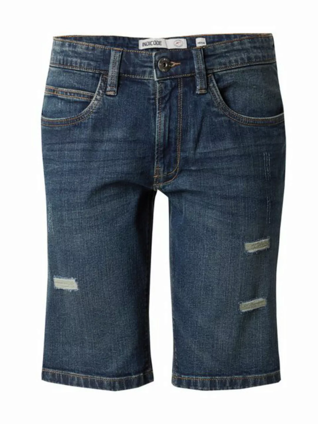 Indicode Jeansshorts Kaden Holes (1-tlg) günstig online kaufen