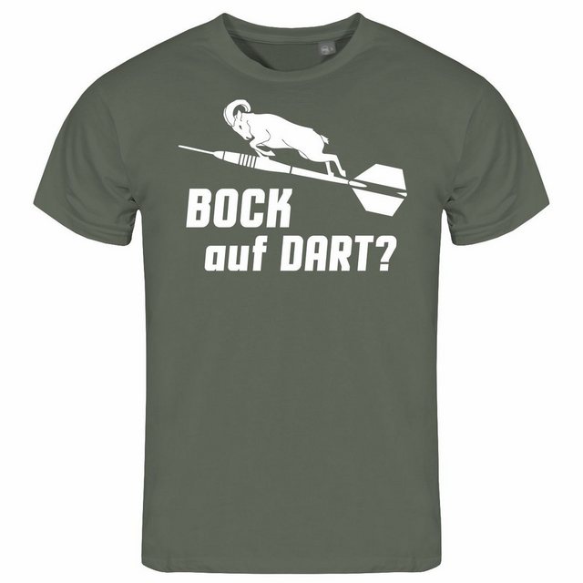 deinshirt Print-Shirt Herren T-Shirt Bock auf Dart Funshirt mit Motiv günstig online kaufen