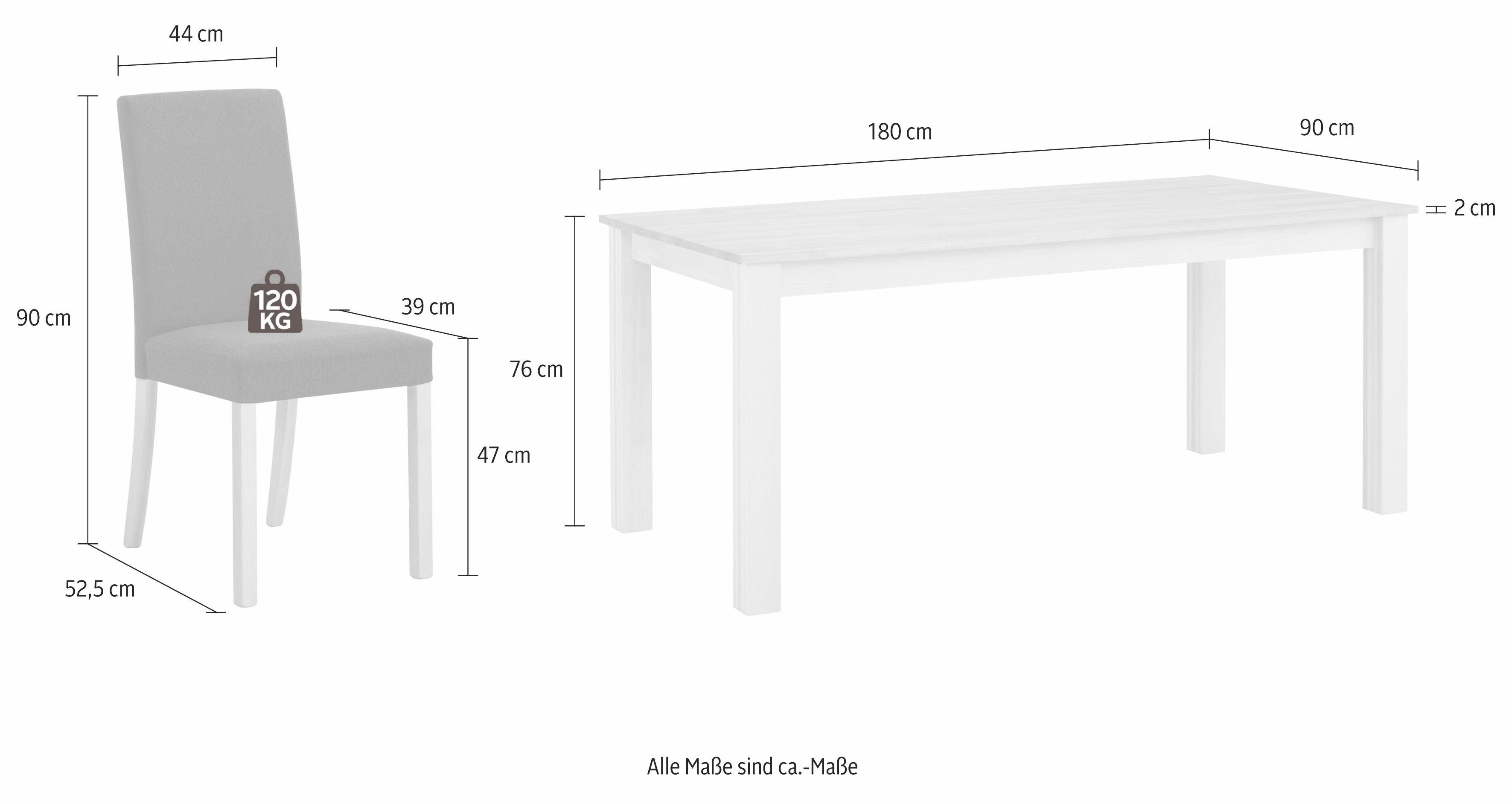 Home affaire Essgruppe, (Set, 7 tlg.) günstig online kaufen