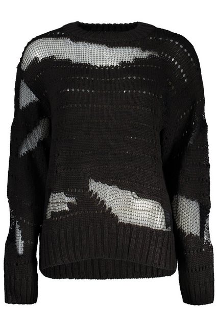 GUESS JEANS Strickpullover Eleganter Damenpullover Schwarz mit Rollkragen u günstig online kaufen