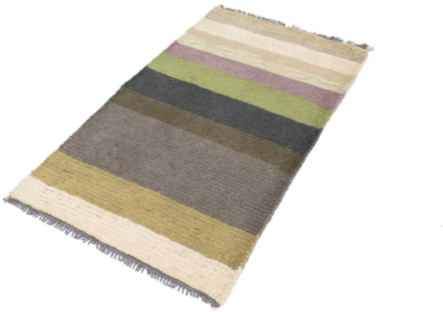 morgenland Wollteppich »Nepal Teppich handgeknüpft mehrfarbig«, rechteckig, günstig online kaufen