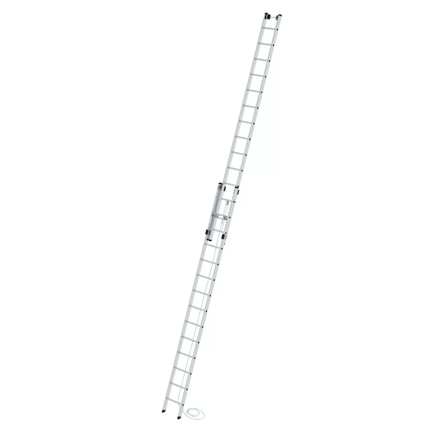 PROREGAL Sprossen-Seilzugleiter 2-Teilig Ohne Traverse 2 x 14 Sprossen günstig online kaufen