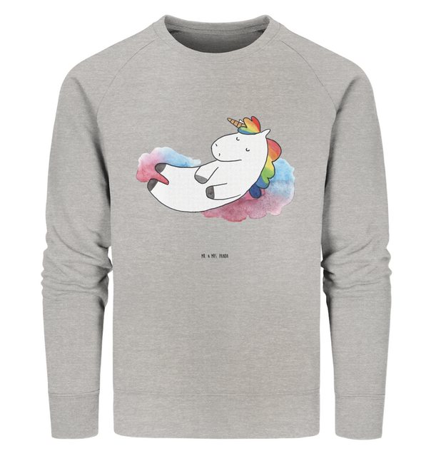 Mr. & Mrs. Panda Longpullover Größe M Einhorn Wolke 7 - Heather Grey - Gesc günstig online kaufen