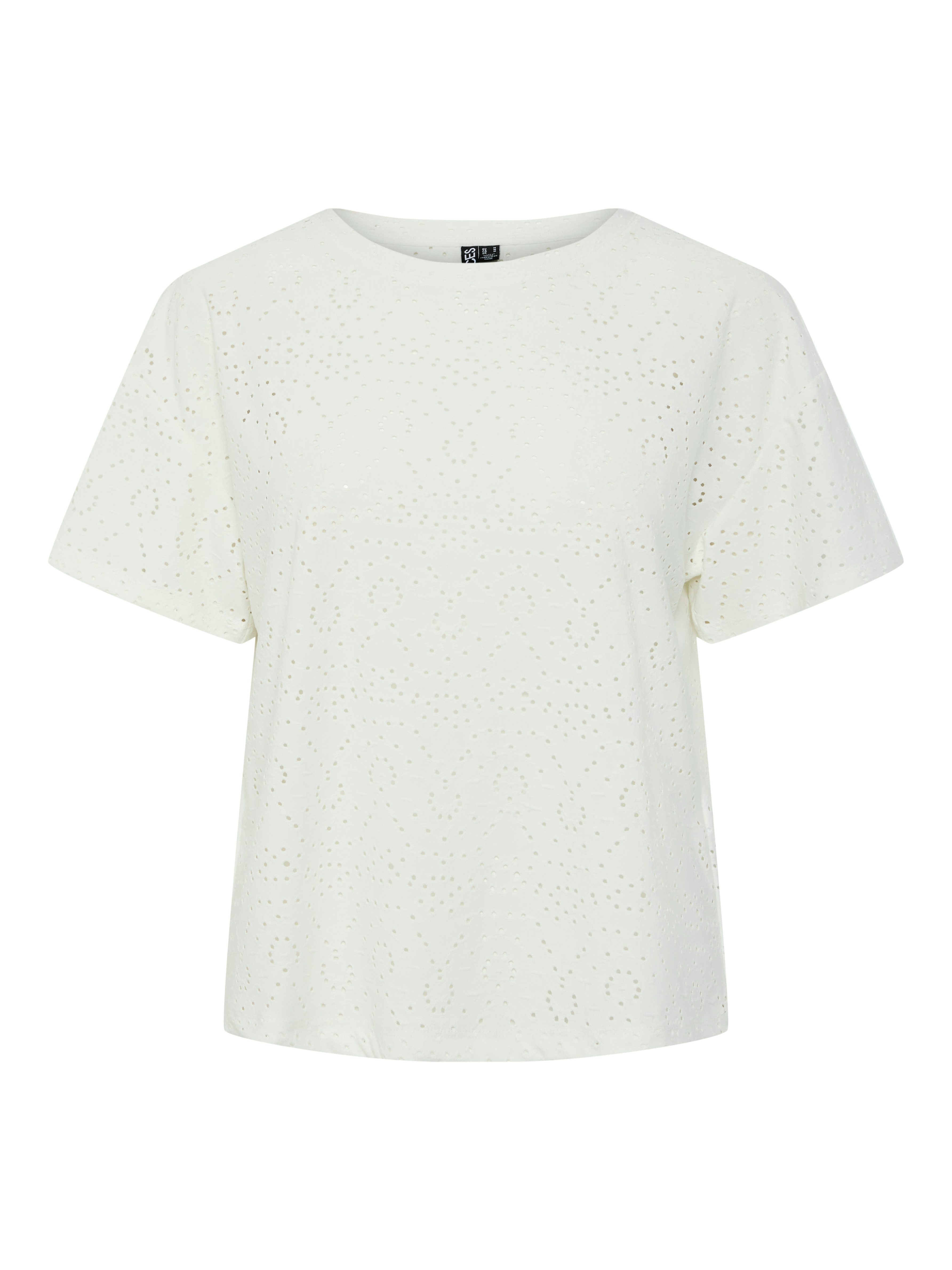 pieces Kurzarmshirt PCABBY SS BROD ANG günstig online kaufen