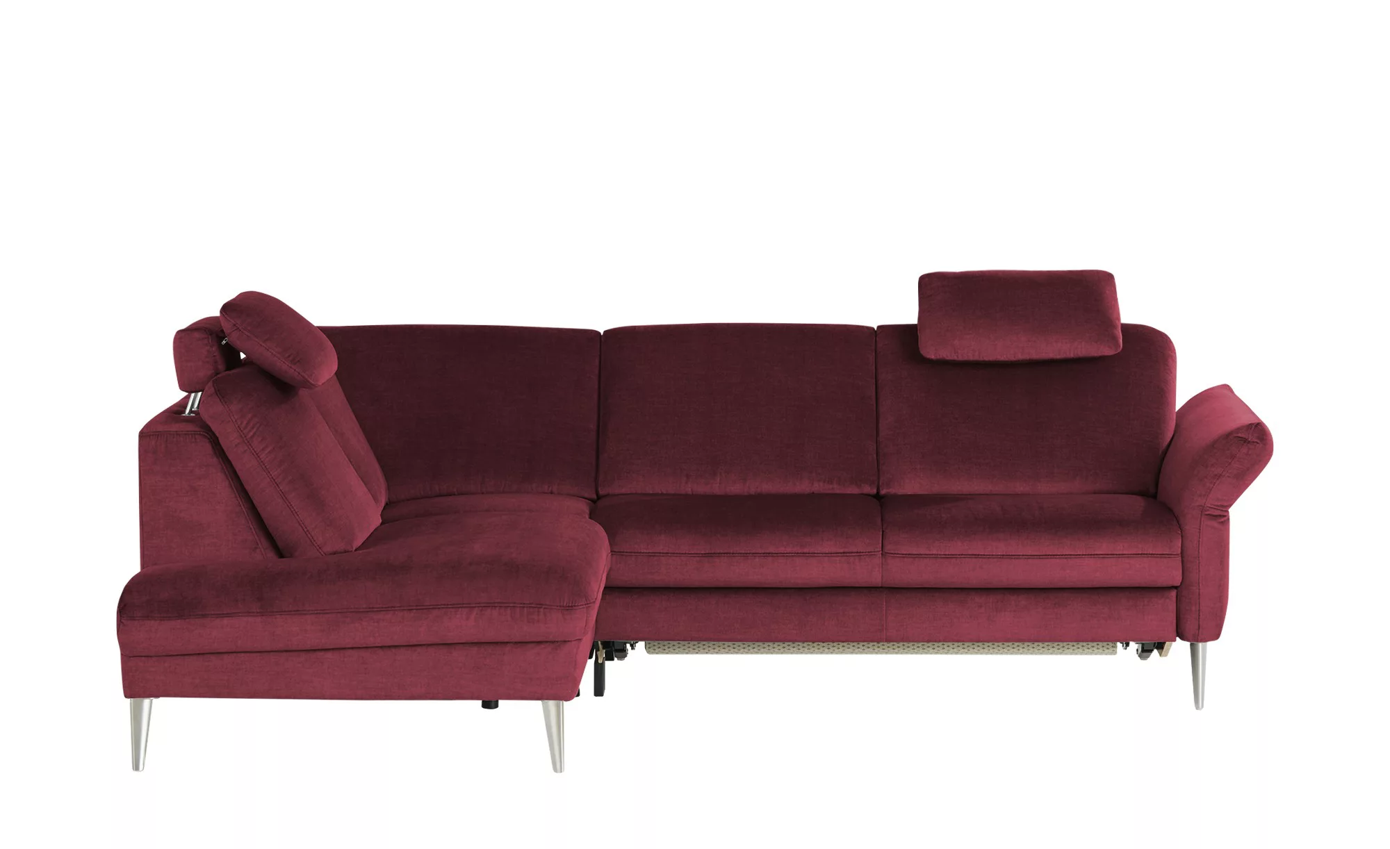 meinSofa Ecksofa  Helen ¦ rot ¦ Maße (cm): B: 249 H: 83 T: 185 Polstermöbel günstig online kaufen