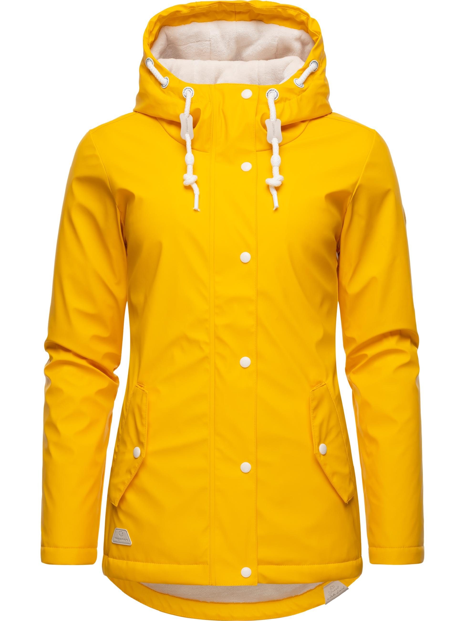Ragwear Regenjacke "Marge", mit Kapuze, warm gefütterter Damen Winter Regen günstig online kaufen