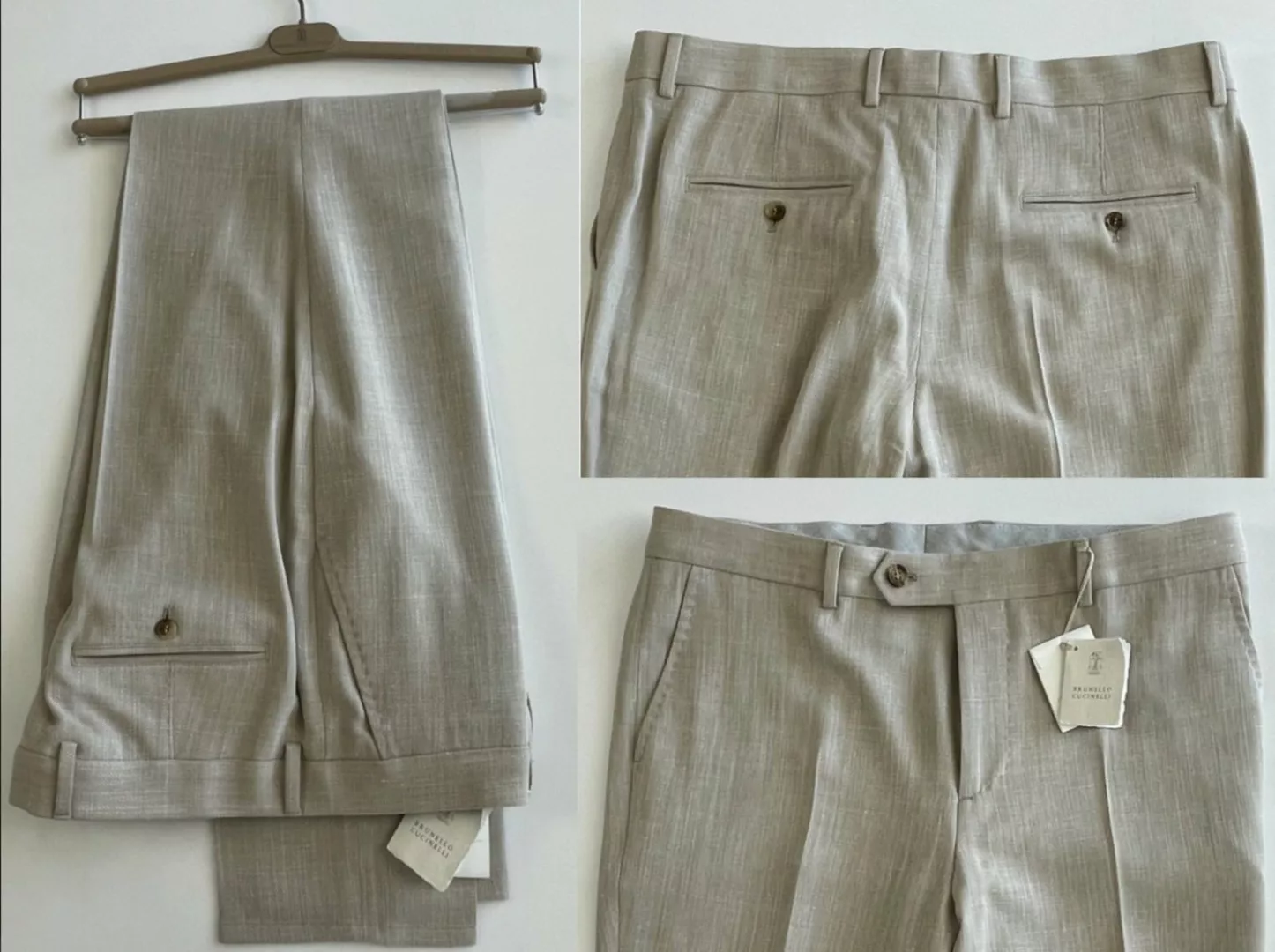 BRUNELLO CUCINELLI Loungehose Brunello Cucinelli Luxury Leisure Fit Suit Tr günstig online kaufen