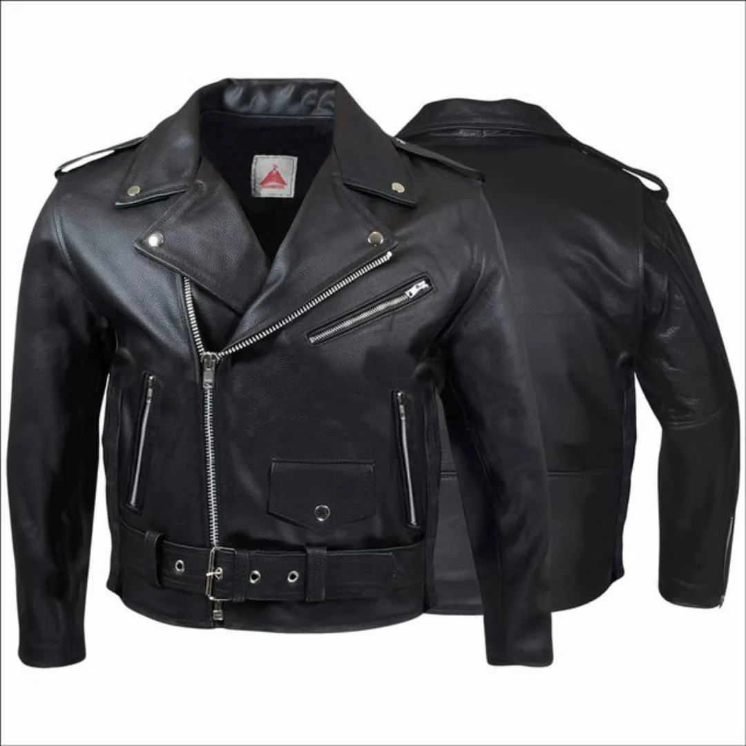 RadMasters Motorradjacke GW414J Black Motorrad Lederjacke Rockerjacke Chopp günstig online kaufen