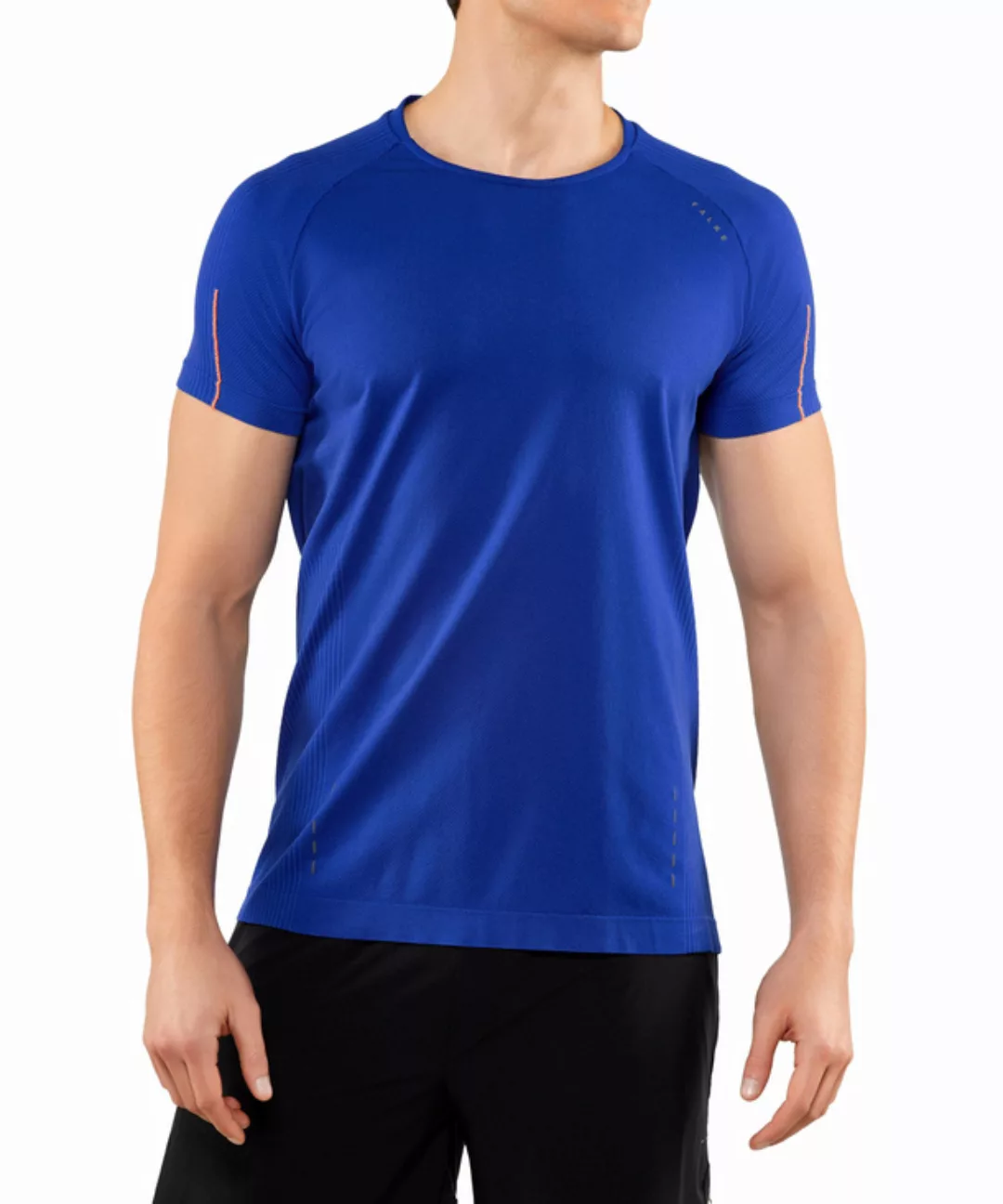FALKE Active Herren T-Shirt Stehkragen, M-L, Blau, 38929-671202 günstig online kaufen