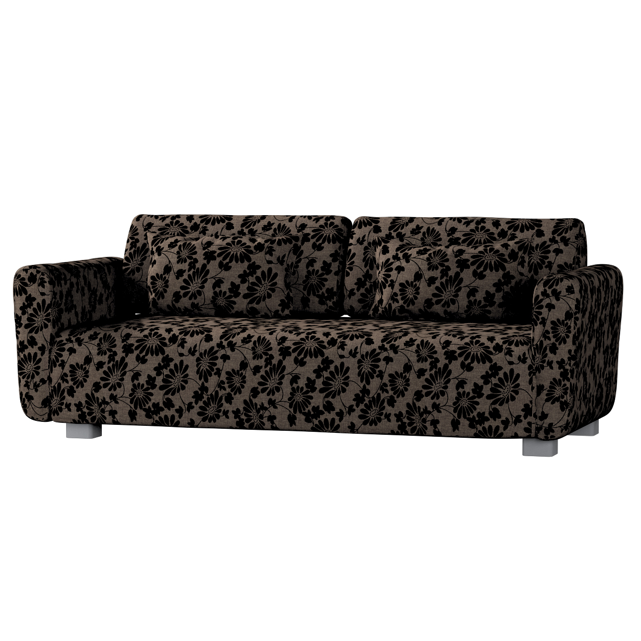 Bezug für Mysinge 2-Sitzer Sofa, braun-schwarz, Sofabezug Mysinge 2-Sitzer, günstig online kaufen